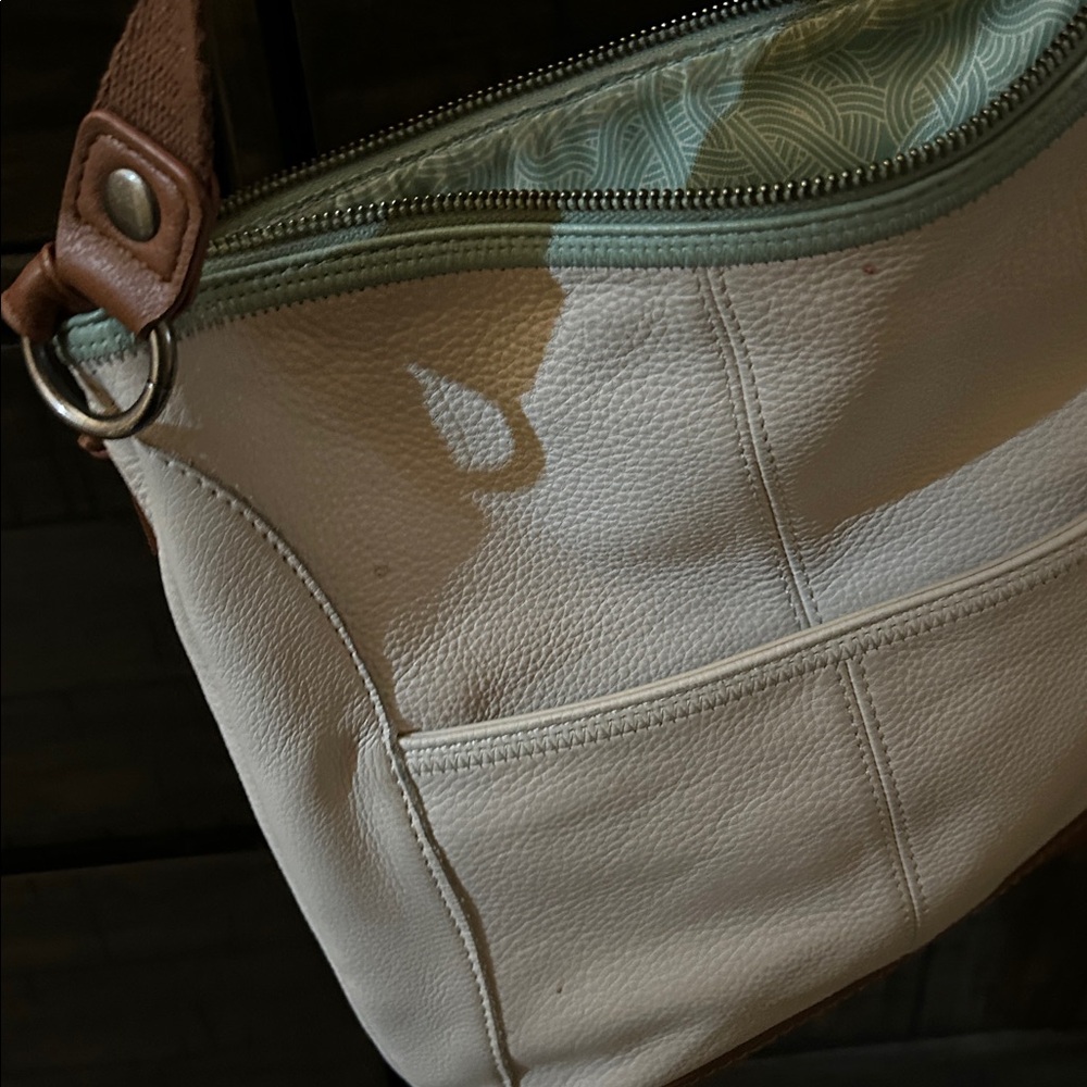 The Sak Cream and Brown Crossbody Bag - Picture 6 of 8